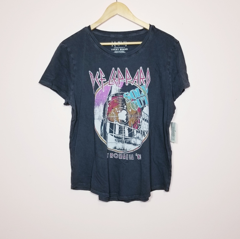Lucky Brand DEF LEPPARD Tee